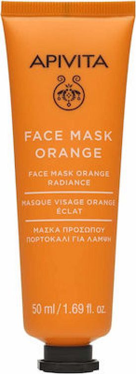 Apivita Face Mask Orange Radiance Μάσκα Προσώπου για Λάμψη 50ml