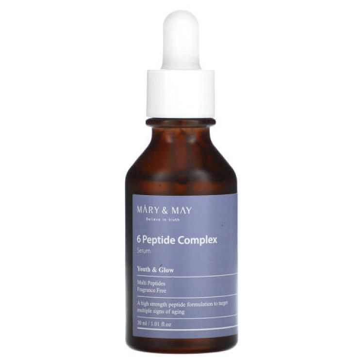 Mary & May 6 Peptide complex Serum - Αντιγηραντικός ορός για την καταπολέμηση των ρυτίδων 30ml