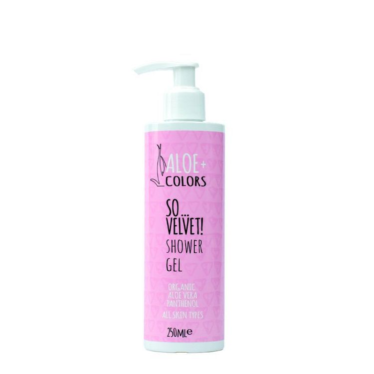 Aloe+Colors Shower Gel So Velvet με άρωμα Πούδρα - 250ml