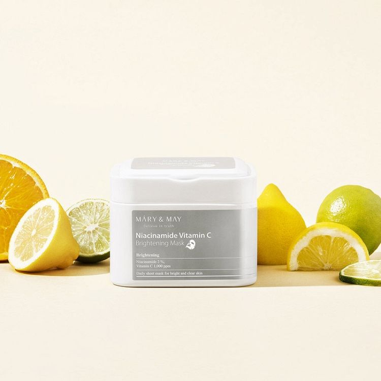 Mary&May - Niacinamide Vitamin C Brightening Mask  - 30szt.