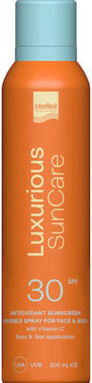 Luxurious Suncare Αντηλιακή Κρέμα για το Σώμα SPF30 σε Spray 200ml