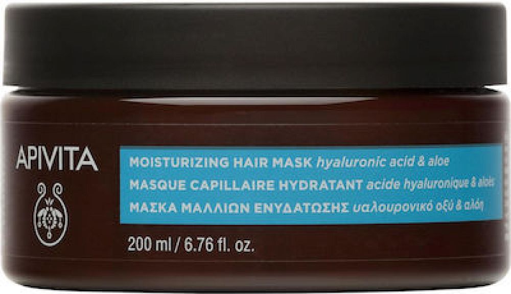 Apivita Hyaluronic Acid & Aloe Μάσκα Μαλλιών για Επανόρθωση 200ml