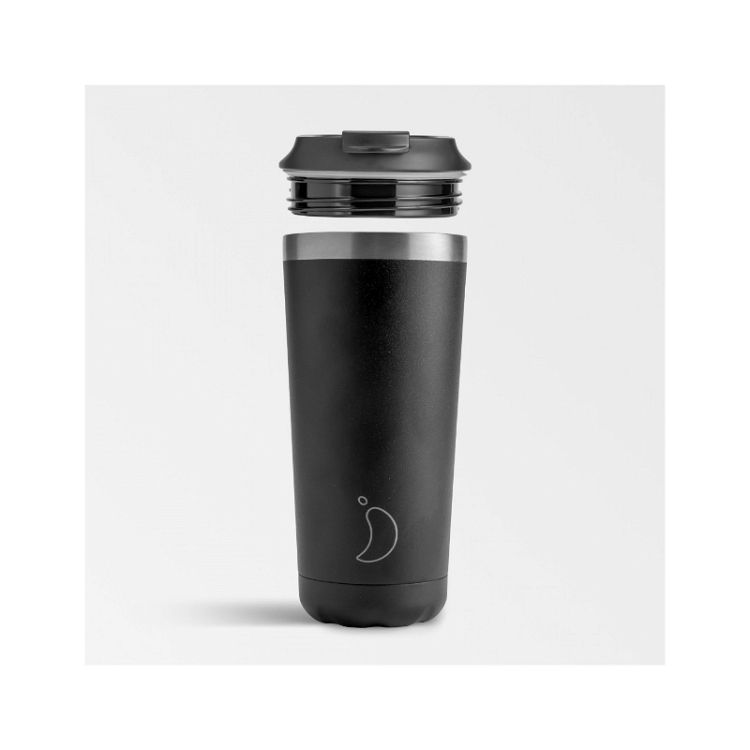 Chilly's Original Κούπα Θερμός Monochrome Black BPA Free 500ml