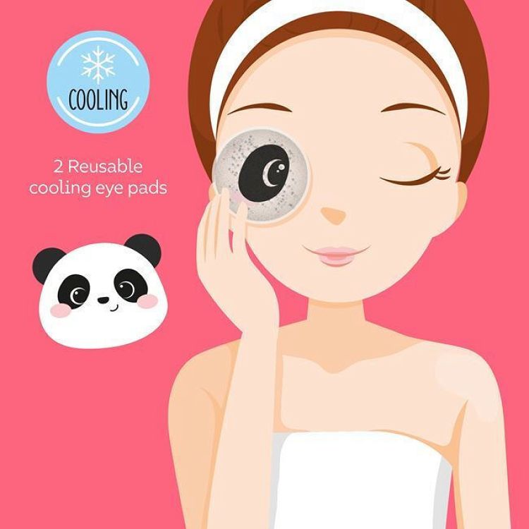 Legami Milano Reusable Cooling Eye Pads Panda 2τμχ