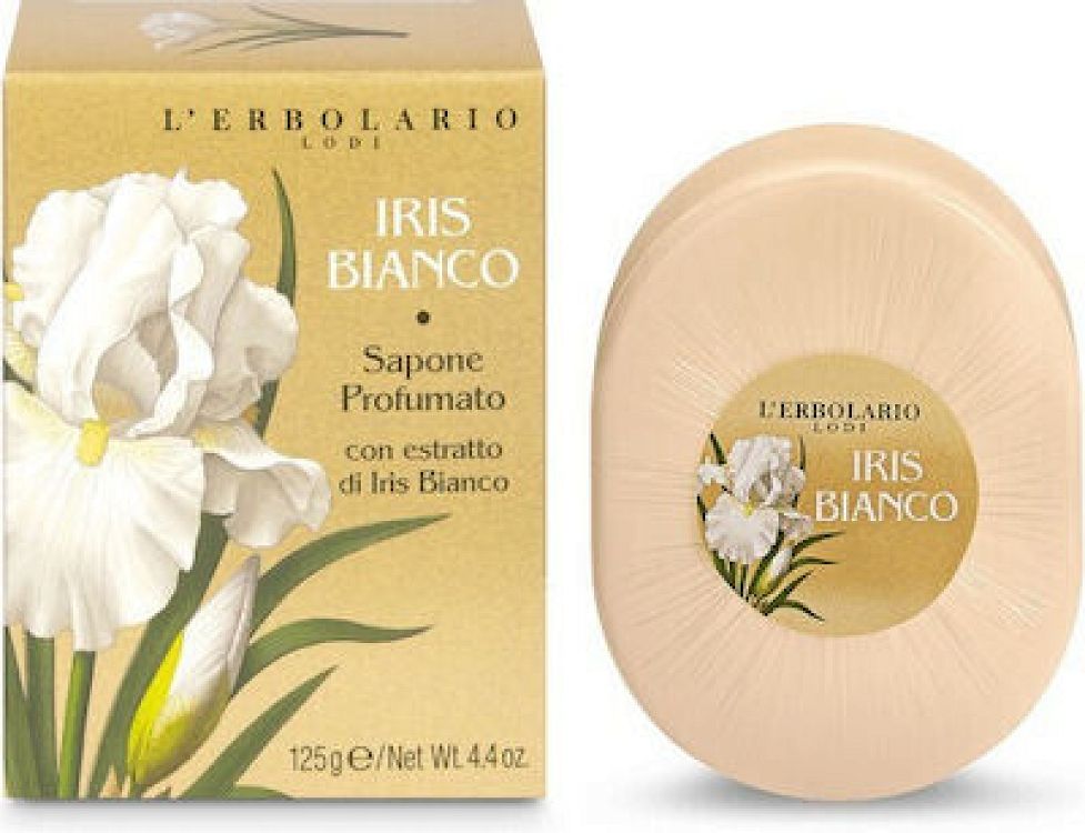 L' Erbolario Iris Bianco Αρωματικό Σαπούνι 1τμχ 125g