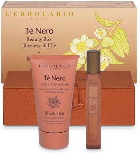 L' Erbolario Black Tea Beauty Box Tea Terraces Body & Hand Cream Αρωματική Κρέμα Σώματος 75ml & Perfume Άρωμα 10ml