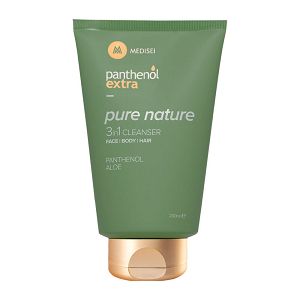 Medisei Panthenol Extra Pure Natural 3 in 1 Υγρό Καθαρισμού για το Πρόσωπο, το Σώμα & τα Μαλλιά 200ml