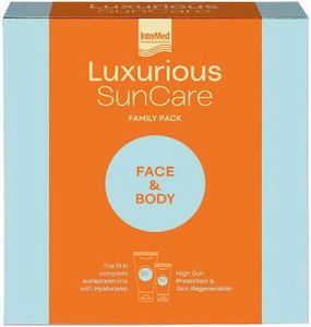Luxurious Suncare Face & Body SPF50 Σετ με Αντηλιακή Κρέμα Προσώπου & Αντηλιακό Γαλάκτωμα Σώματος
