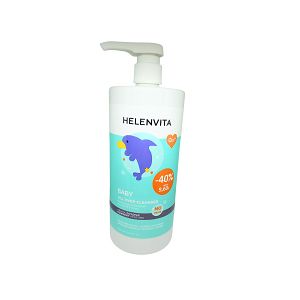 Helenvita Baby All Over Cleanser Perfume Talc 1000ml με Αντλία