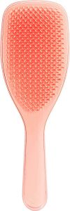 Tangle Teezer The Large Wet Detangler Peach Glow Βούρτσα Μαλλιών για Ξεμπέρδεμα