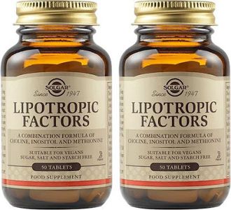 Solgar Lipotropic Factors Λιποδιαλυτική Φόρμουλα 100 ταμπλέτες