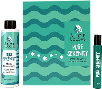 Aloe+Colors Pure Serenity Γυναικείο Gift Set με Άρωμα 10ml & Body Lotion 150ml